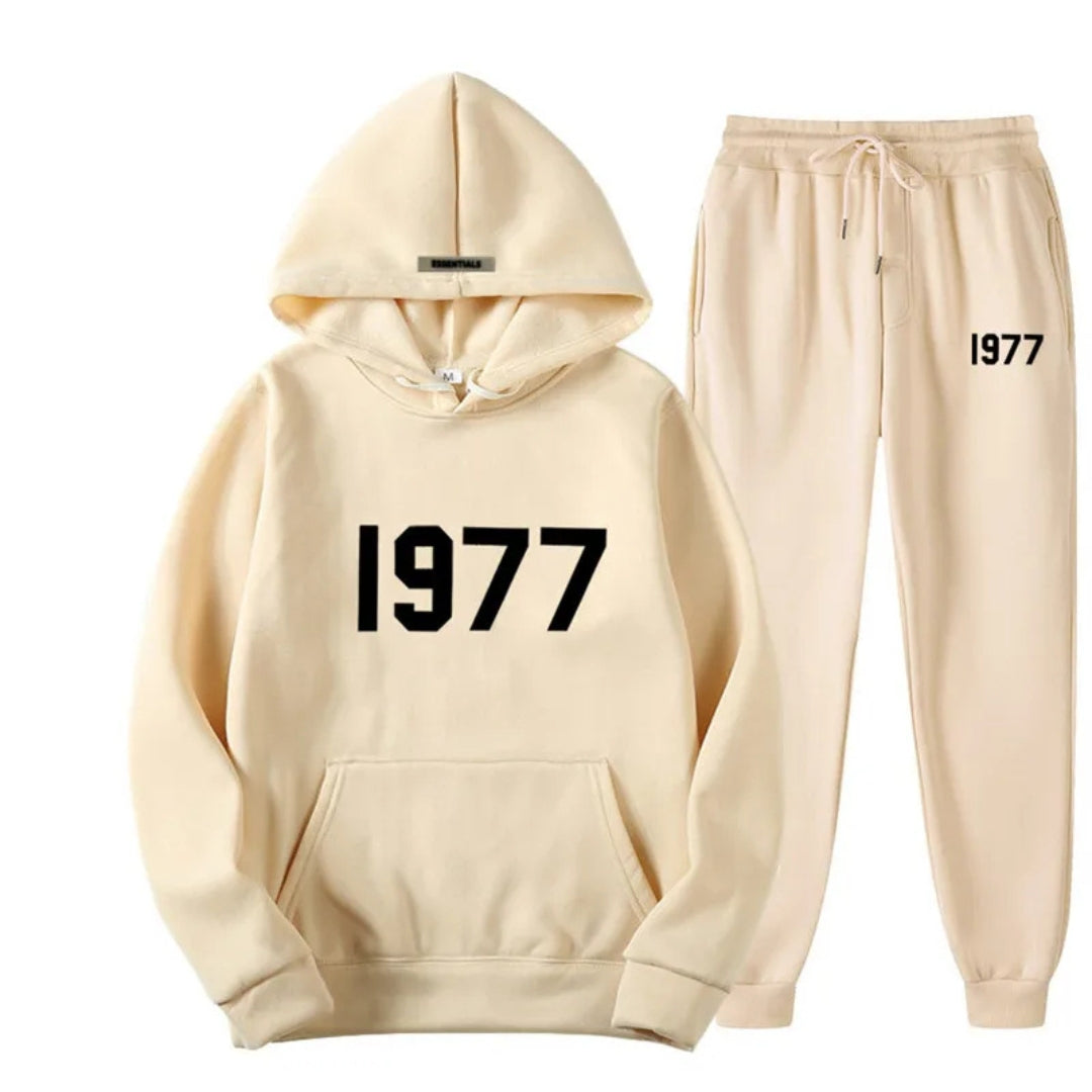 Ensemble sweat à capuche et pantalon imprimé pour homme