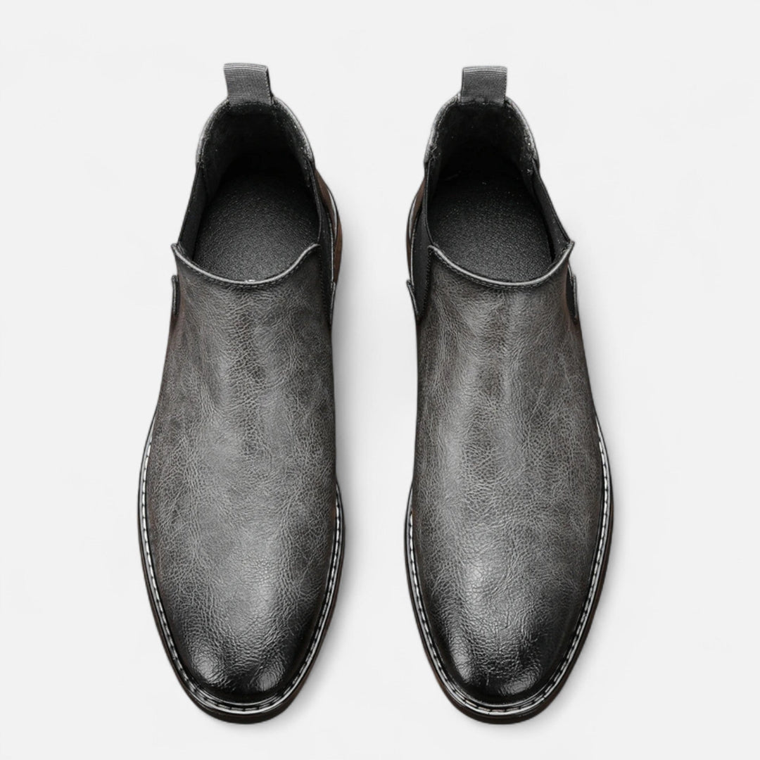 Bottines Chelsea pour Homme avec Empiècements Élastiques