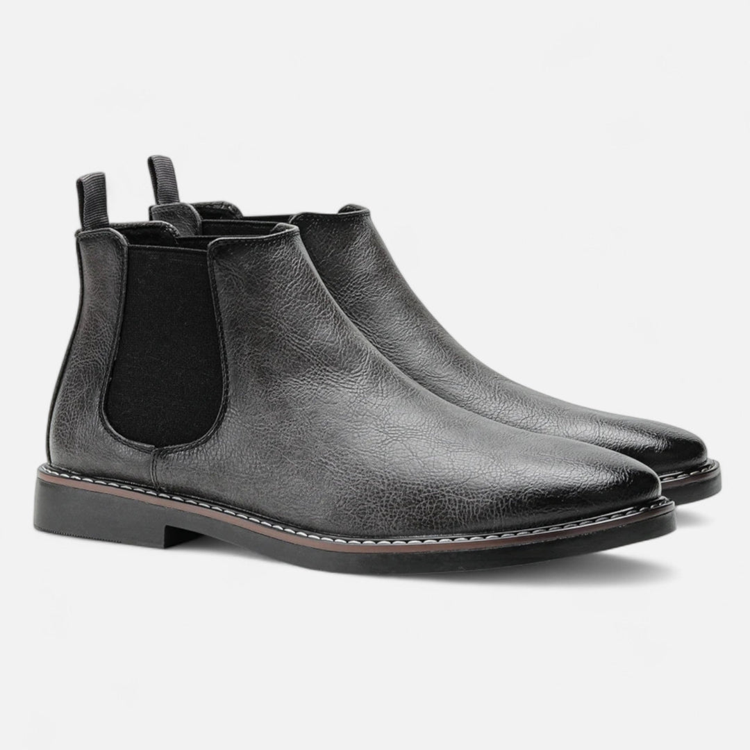 Bottines Chelsea pour Homme avec Empiècements Élastiques