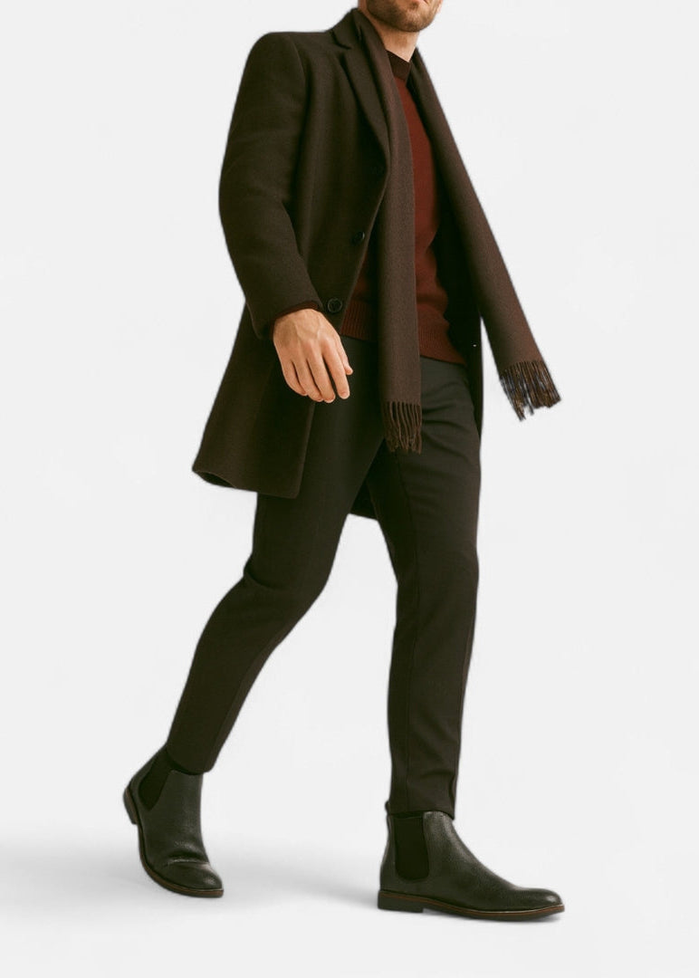 Chelsea-støvler til mænd med elastiske indsatser