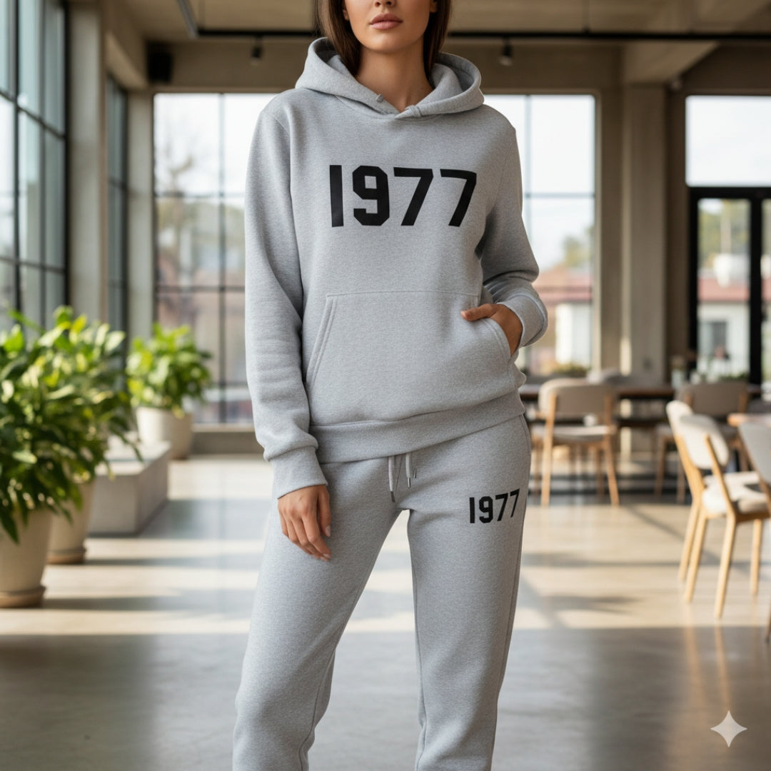 Ensemble sweat à capuche et pantalon imprimé pour homme