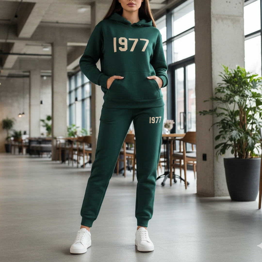 Ensemble sweat à capuche et pantalon imprimé pour homme