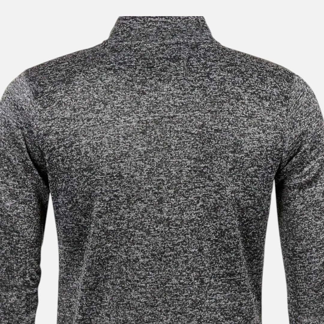 Veste sweat zippée à col montant pour homme