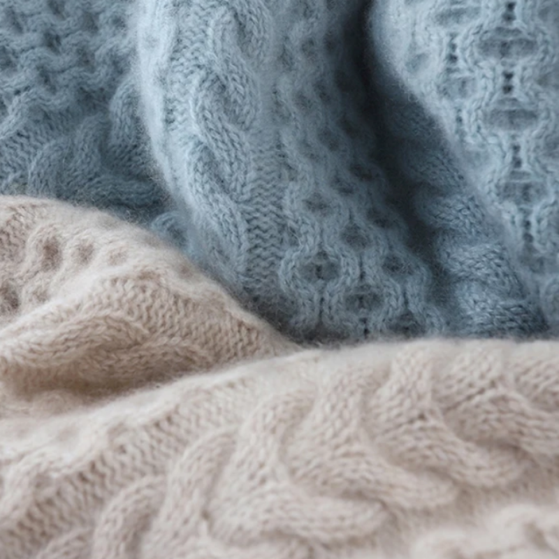 Pull à Col Roulé en Maille Texturée pour Femme