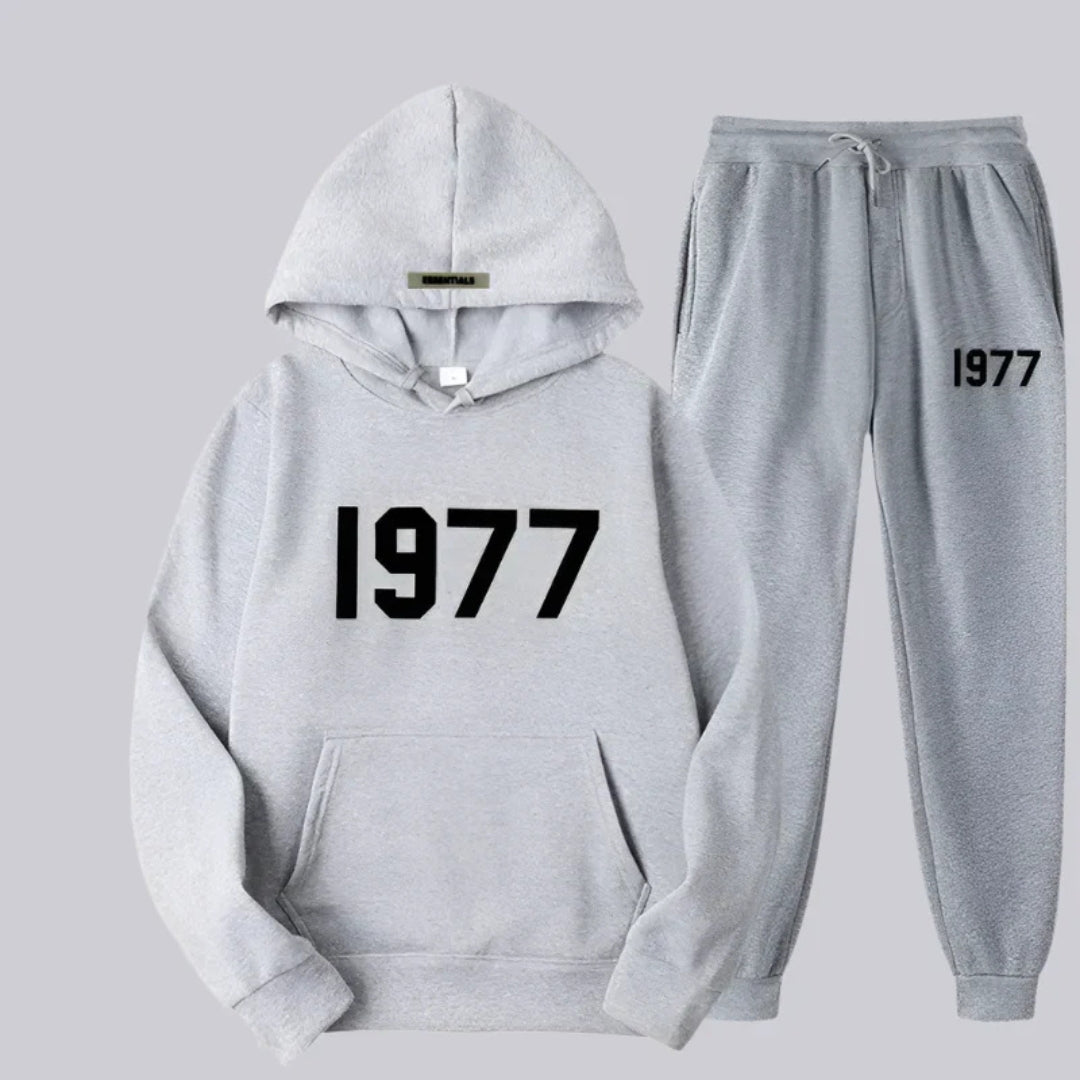 Ensemble sweat à capuche et pantalon imprimé pour homme
