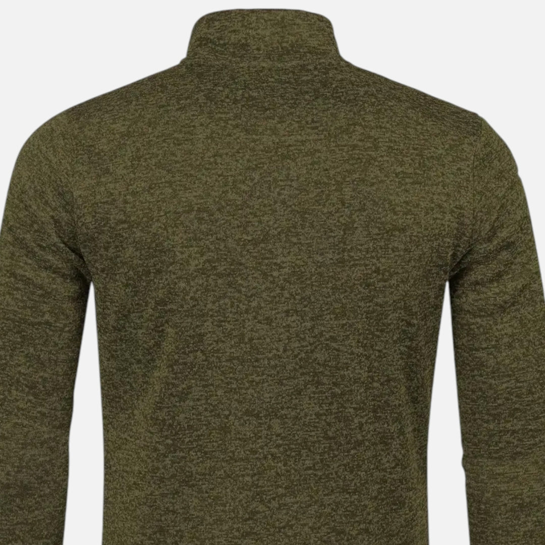 Veste sweat zippée à col montant pour homme