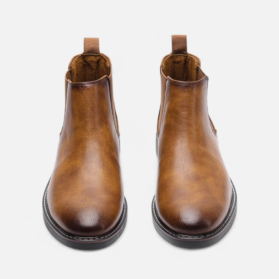 Bottines Chelsea pour Homme avec Empiècements Élastiques