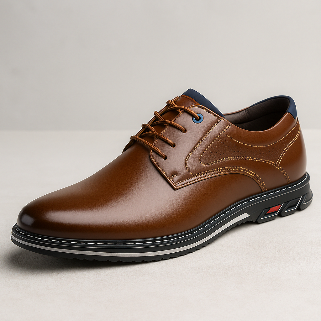 Chaussures Derby Perforées Pour Homme