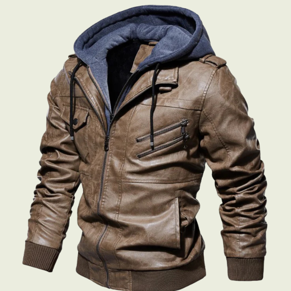 Veste extérieure à capuche pour hommes