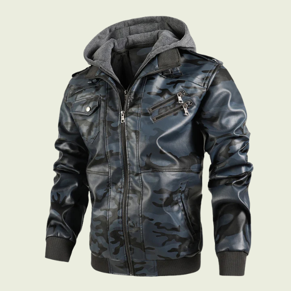 Veste extérieure à capuche pour hommes