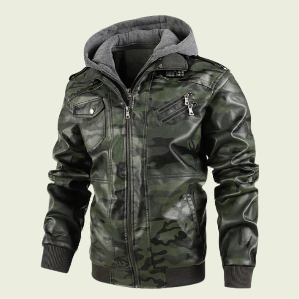 Veste extérieure à capuche pour hommes