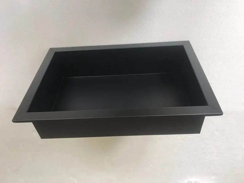 Black Storage Cabinet Bathroom Concealed Built-In Wall Cabinet Niche Stainless Steel Hotel In-Wall Wall Cabinet Toilet