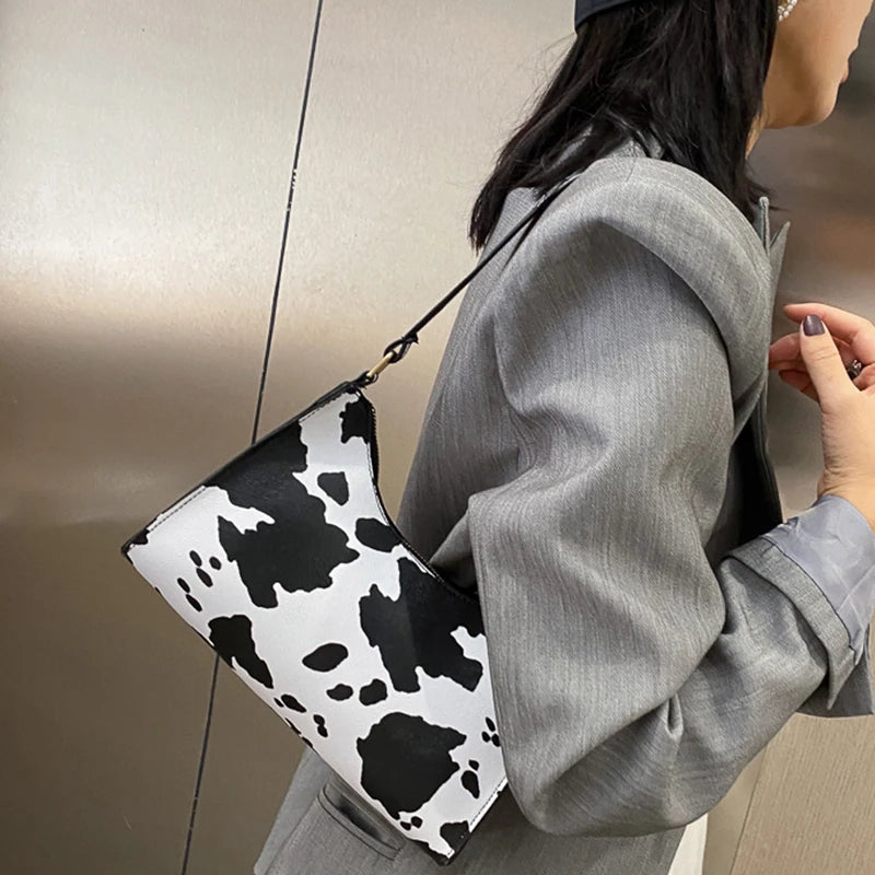 Sac à bandoulière imprimé animal pour femmes