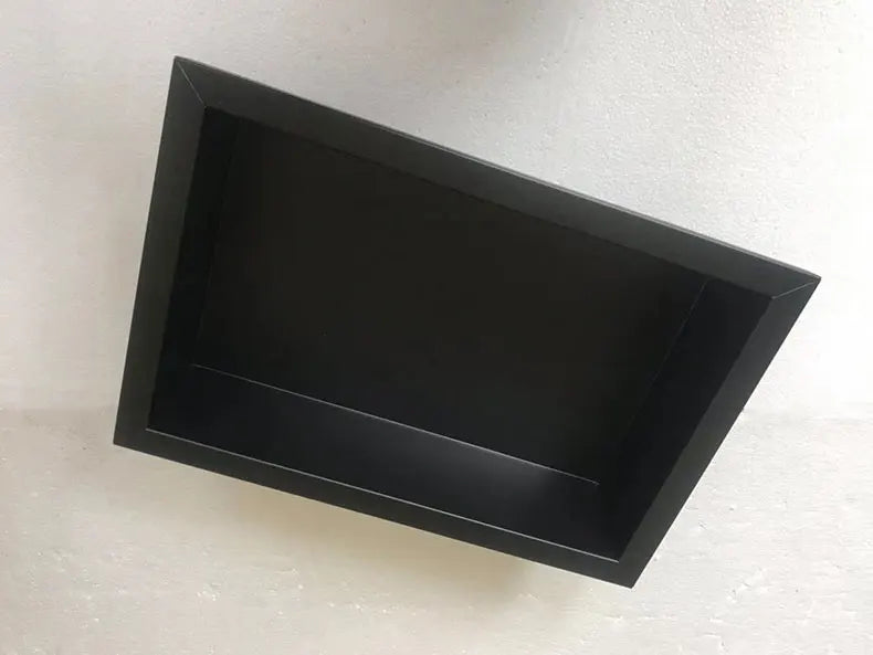 Black Storage Cabinet Bathroom Concealed Built-In Wall Cabinet Niche Stainless Steel Hotel In-Wall Wall Cabinet Toilet