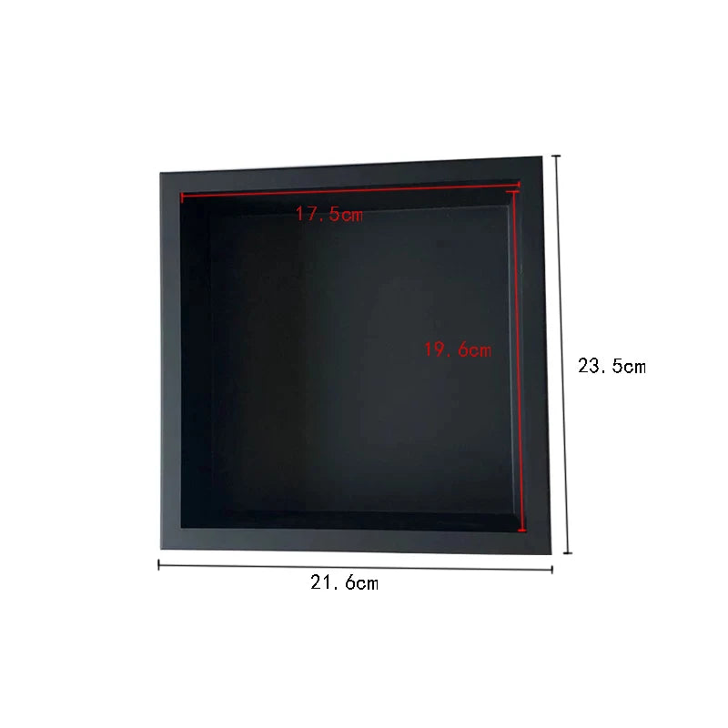 Black Storage Cabinet Bathroom Concealed Built-In Wall Cabinet Niche Stainless Steel Hotel In-Wall Wall Cabinet Toilet