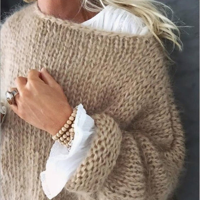 Pull en maille pour femme