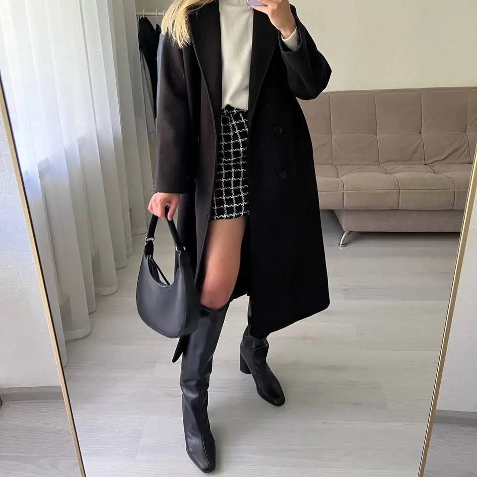 Bottes hautes femme à bout carré