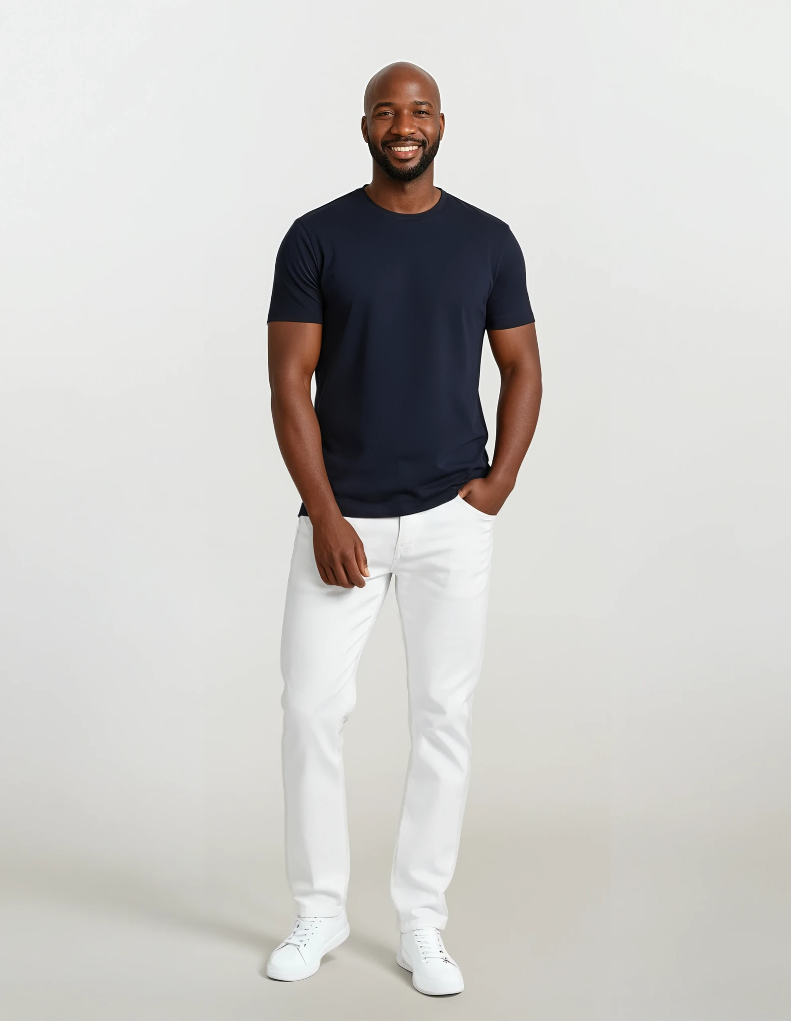 T-Shirt Manches Courtes à Col Rond pour Homme