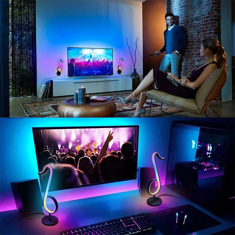 NotyLight - Muzieknoot Tafel/Wandlamp