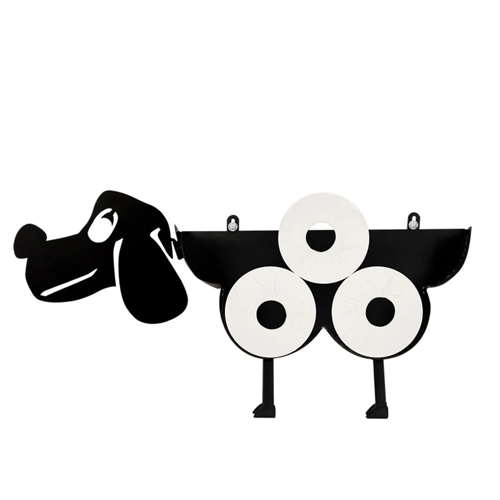 Cute Sheep/Puppy Toilet Paper Holder Bathroom Tissue Storage Box Bathroom Accessories Kitchen Roll Stand Rack Bathroom Decor
