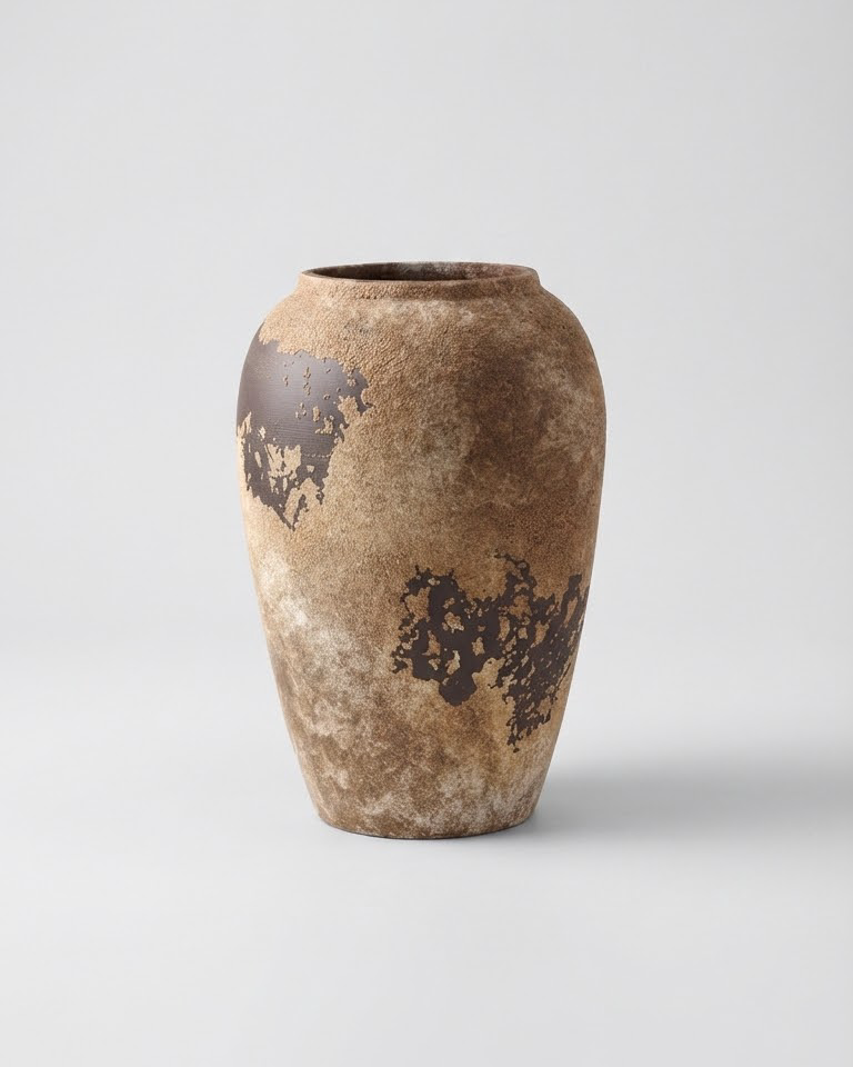 Sora Ceramic Vase – Earth Brown
