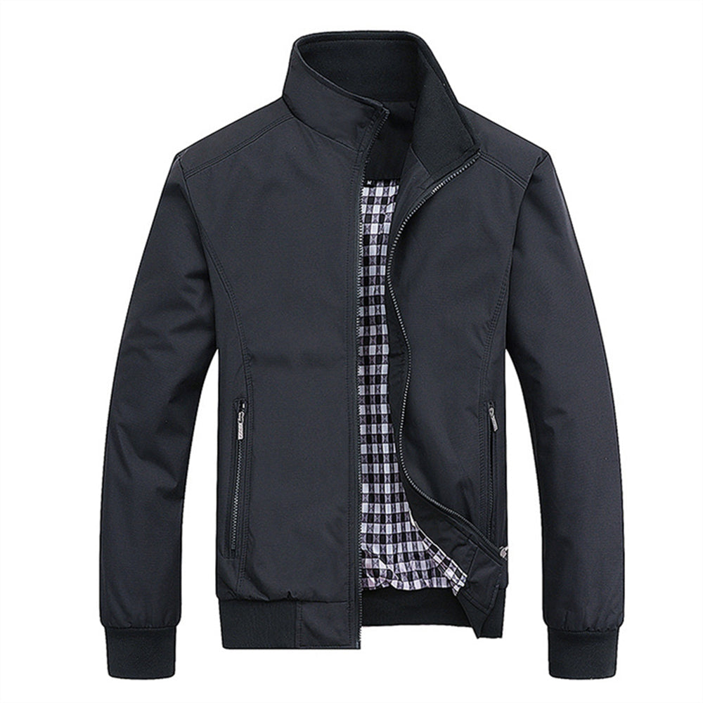 Veste déperlante pour homme Col montant Usage quotidien et extérieur