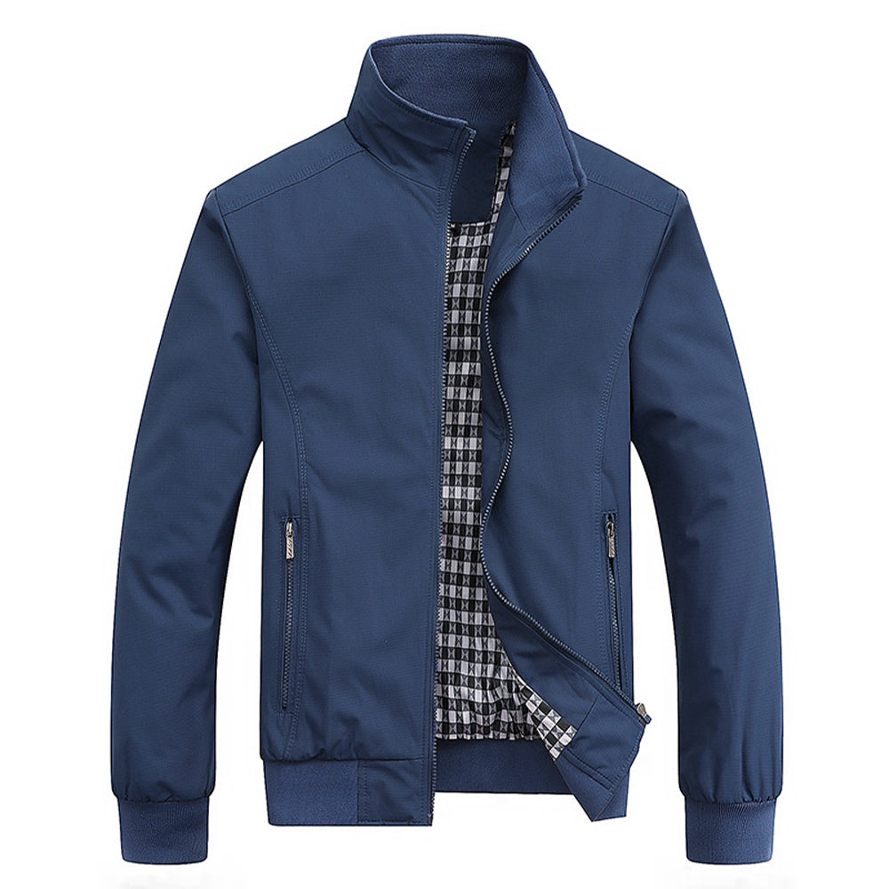 Veste déperlante pour homme Col montant Usage quotidien et extérieur