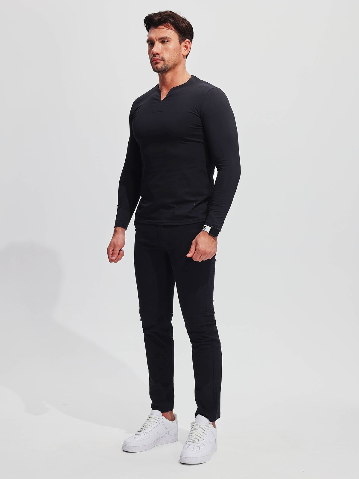Pantalon chino à jambe droite pour homme