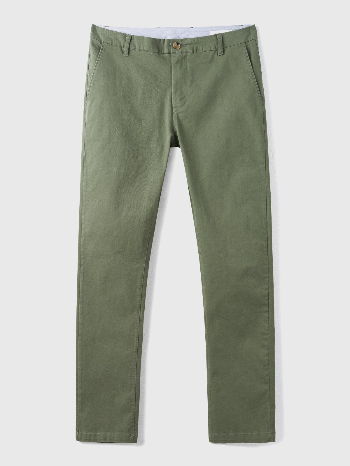 Pantalon chino à jambe droite pour homme