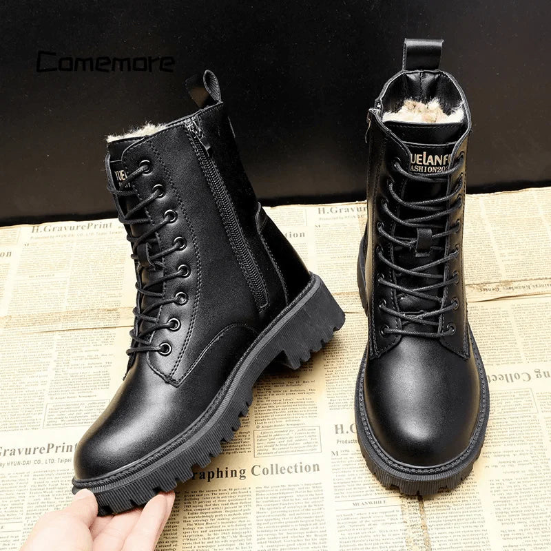 Bottes Vera doublées de fourrure synthétique pour Femme