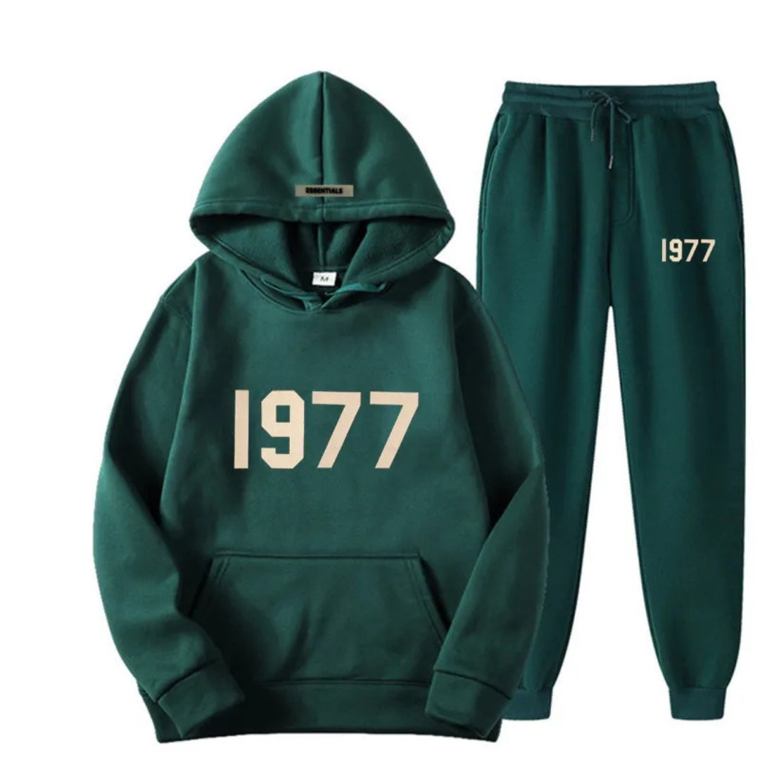 Ensemble sweat à capuche et pantalon imprimé pour homme