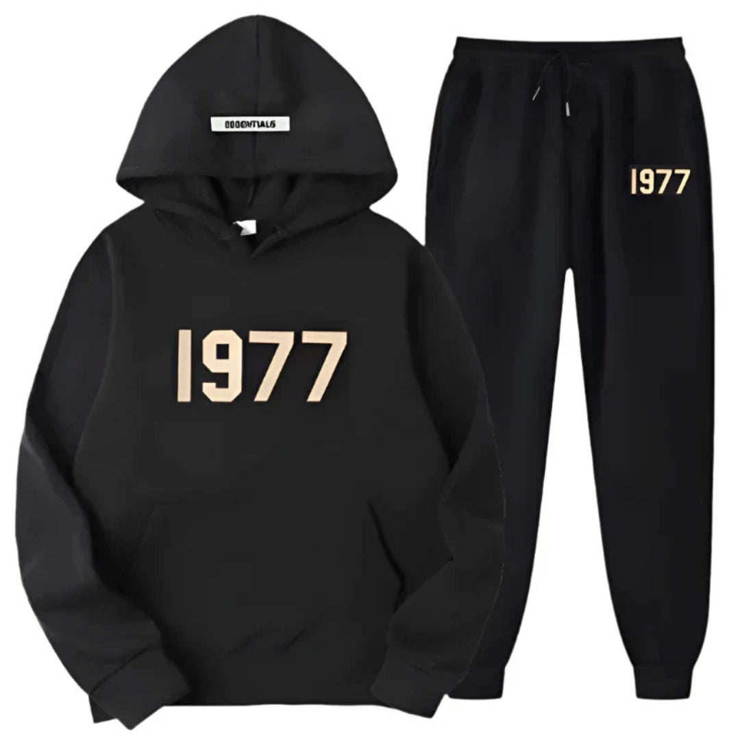 Ensemble sweat à capuche et pantalon imprimé pour homme