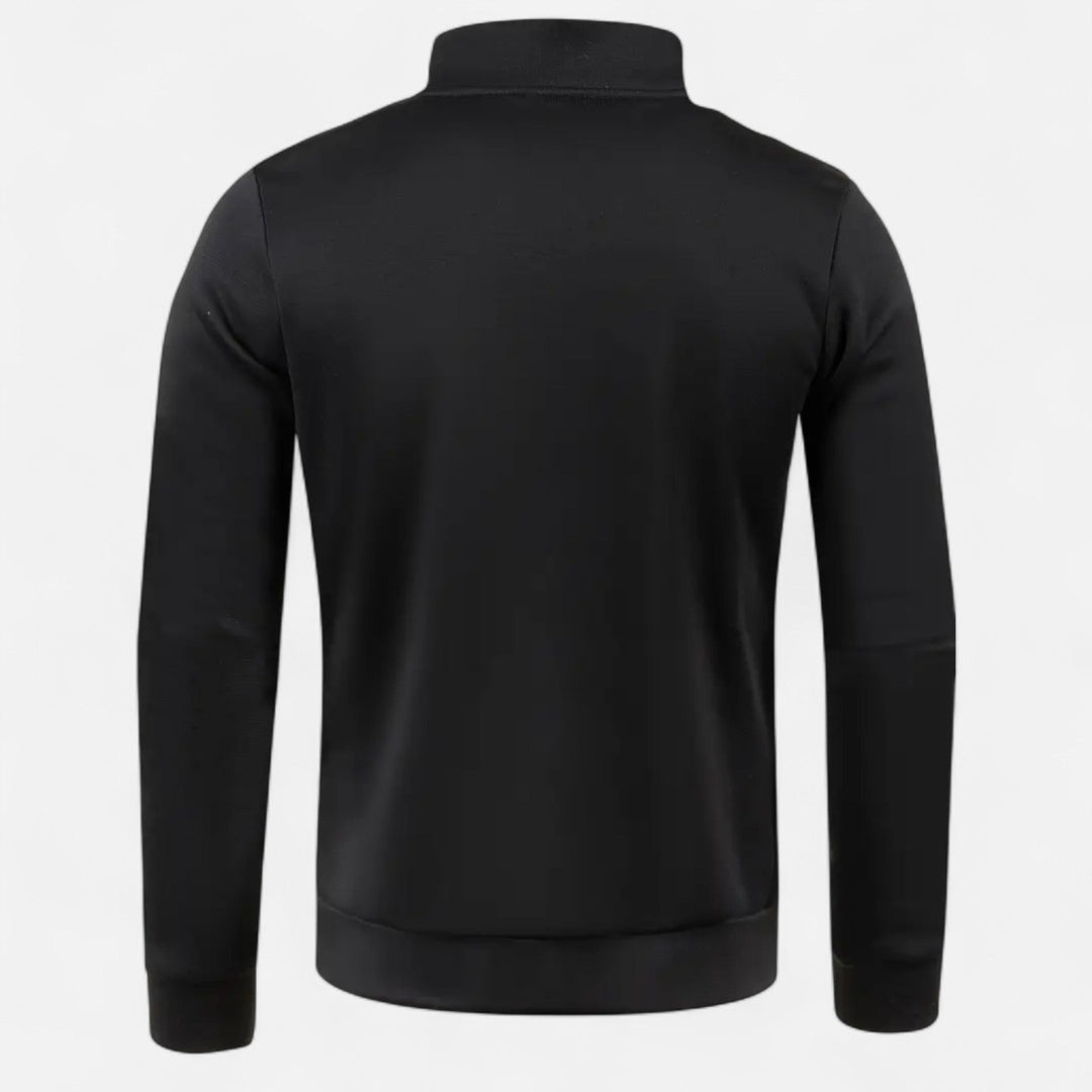 Veste sweat zippée à col montant pour homme