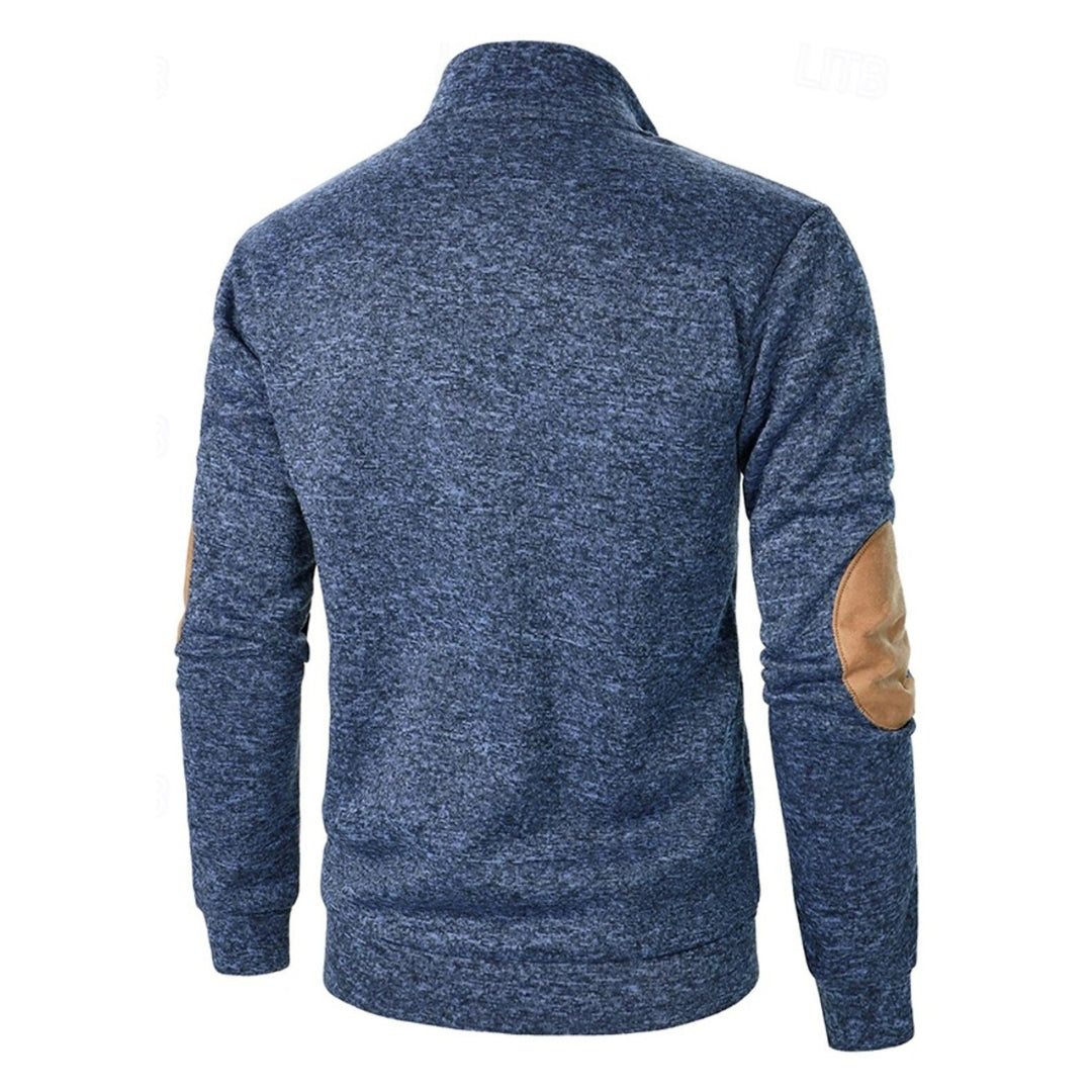 Sweatshirt à col boutonné pour homme