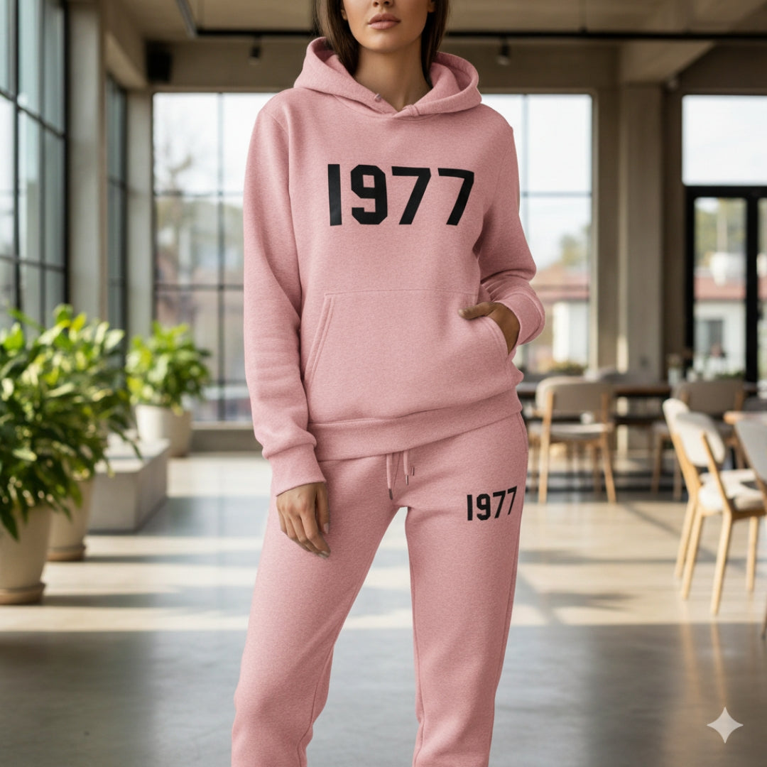 Ensemble sweat à capuche et pantalon imprimé pour homme