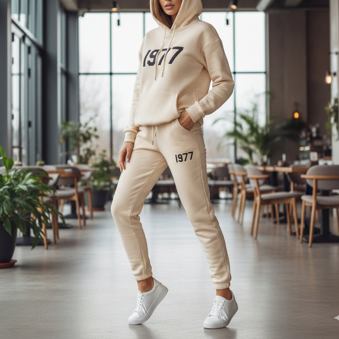 Ensemble sweat à capuche et pantalon imprimé pour homme