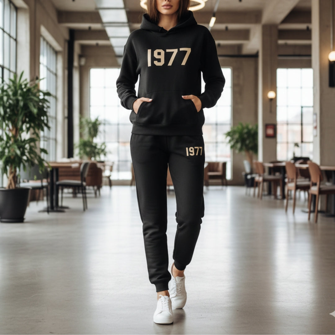 Ensemble sweat à capuche et pantalon imprimé pour homme