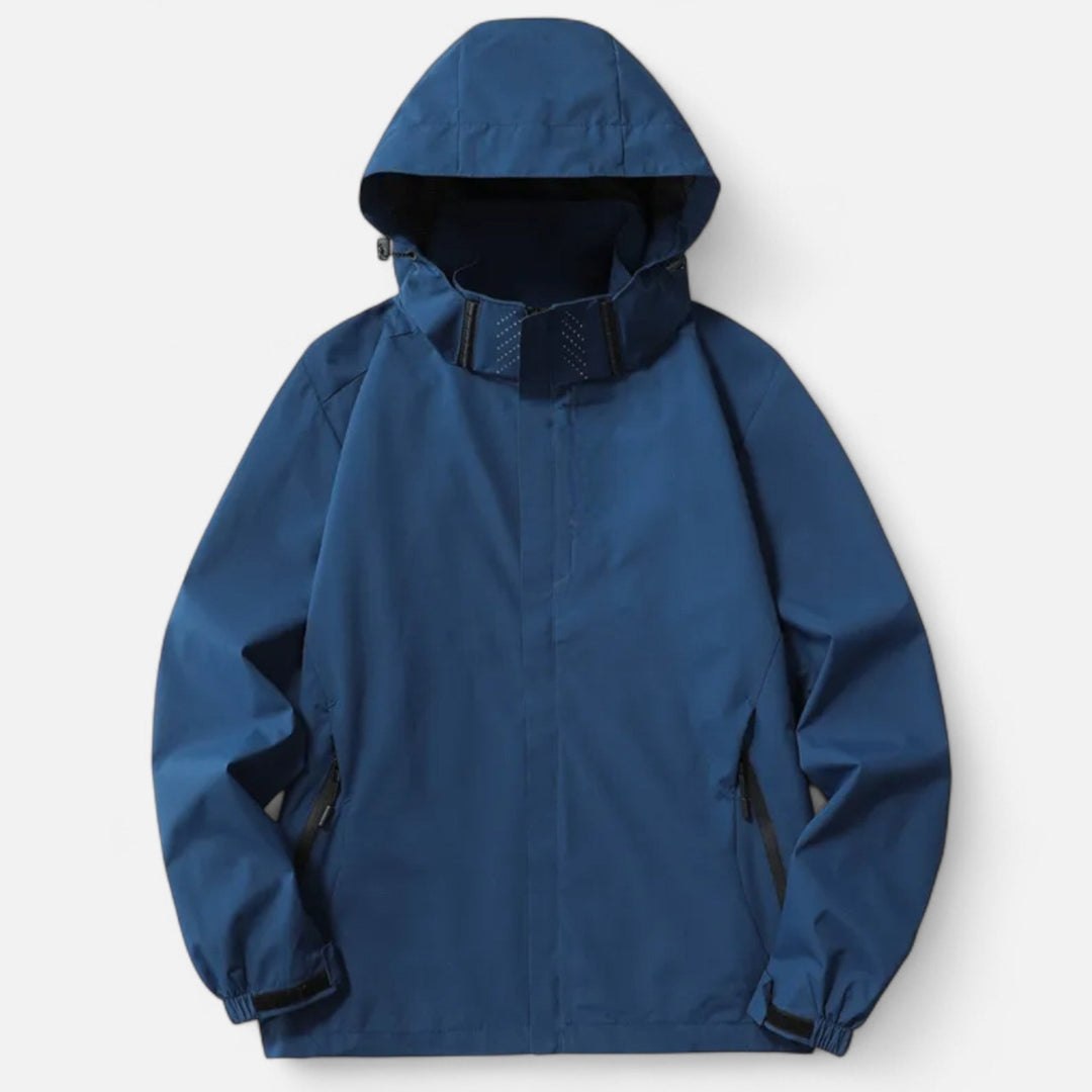 Veste à capuche zippée avec poches pour homme