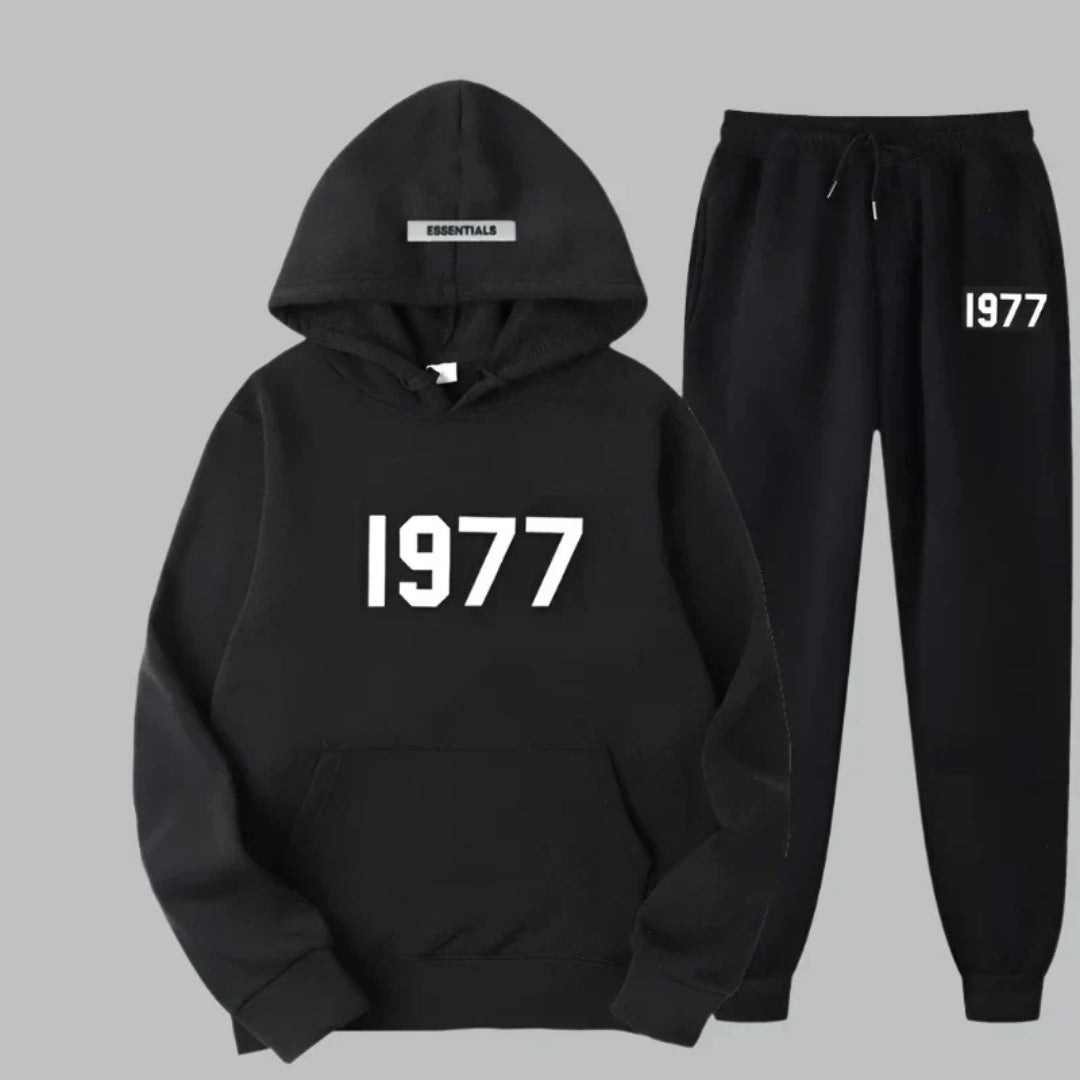 Ensemble sweat à capuche et pantalon imprimé pour homme