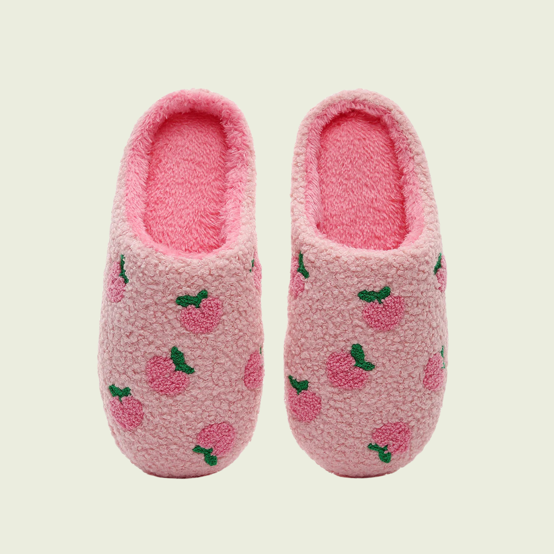 Mules en textile à broderie florale pour femme