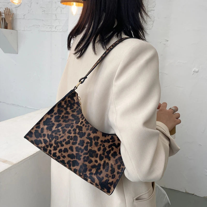 Sac à bandoulière imprimé animal pour femmes