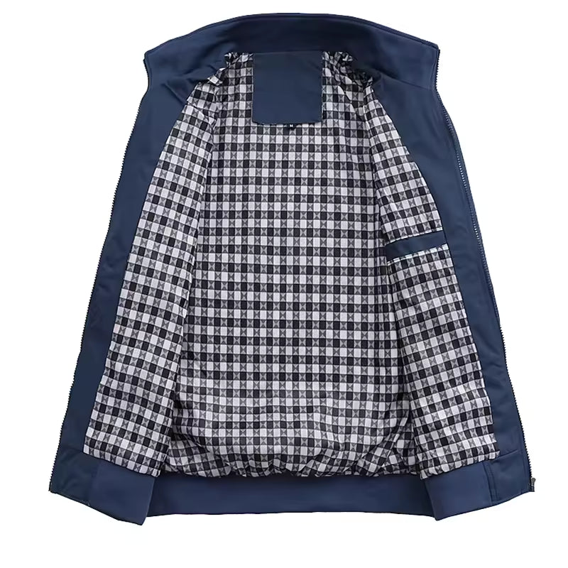 Veste déperlante pour homme Col montant Usage quotidien et extérieur