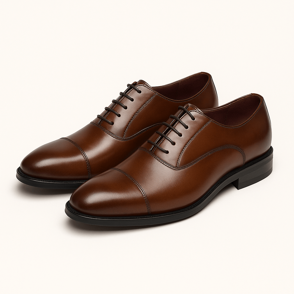 Chaussures Oxford Homme | Bout Pointu à Lacets et Semelle en Caoutchouc