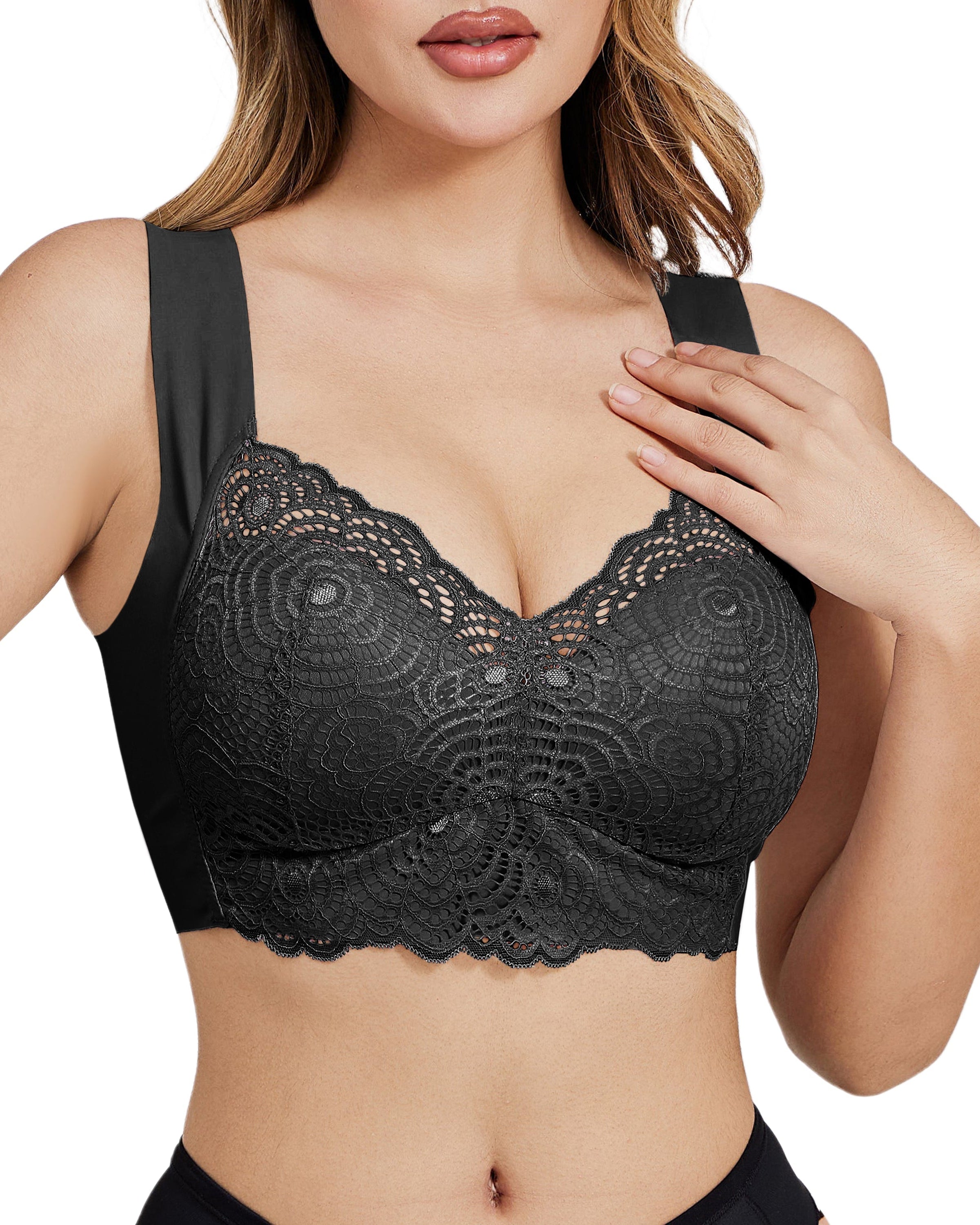 Soutien-Gorge Femme en Dentelle avec Bande Sous-Poitrine
