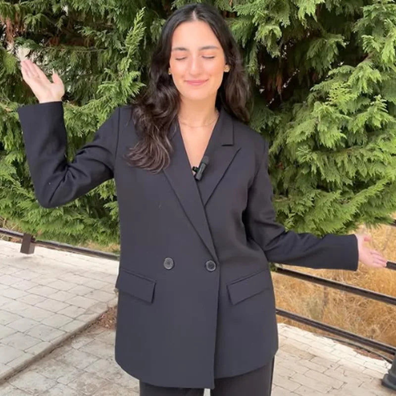 Veste Cintrée à Manches Longues pour Femme