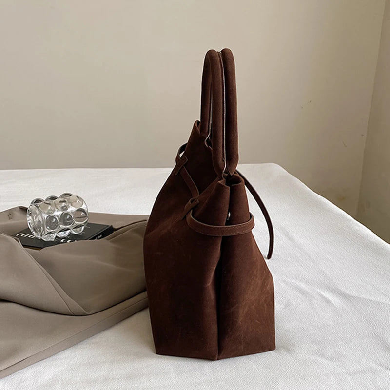 Sac d’épaule zippé à grande contenance pour femme