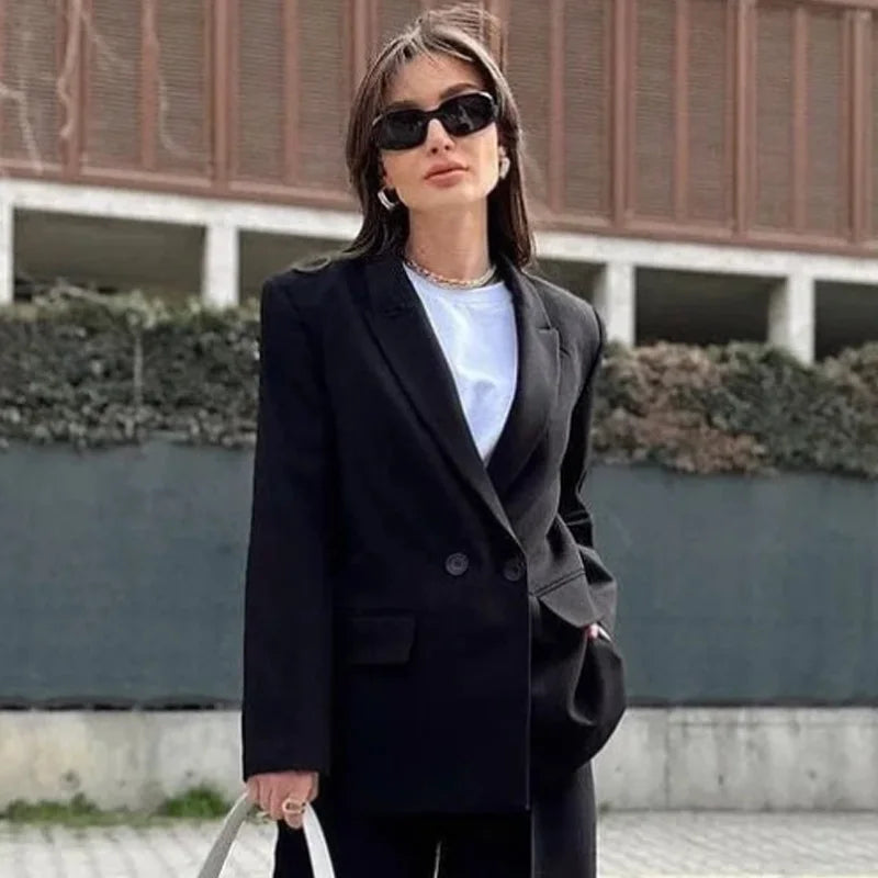 Veste Cintrée à Manches Longues pour Femme