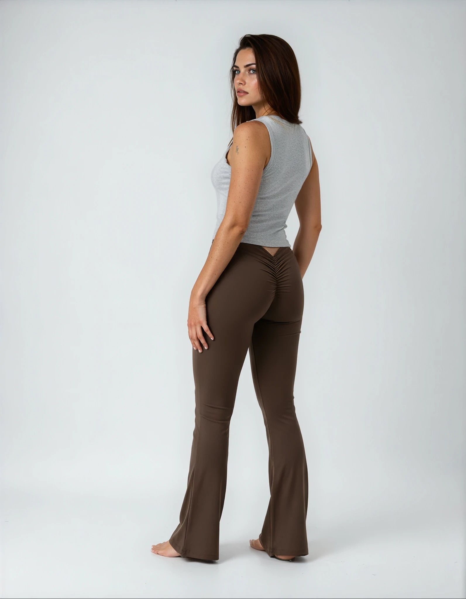 Legging Évasé Taille Haute pour Femme