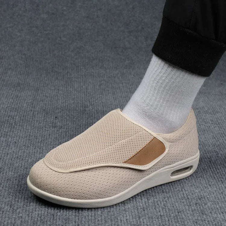 Chaussures de Marche Femme | Maille Aérée avec Fermeture Auto-Agrippante