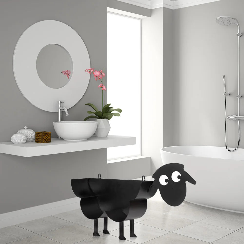 Cute Sheep/Puppy Toilet Paper Holder Bathroom Tissue Storage Box Bathroom Accessories Kitchen Roll Stand Rack Bathroom Decor